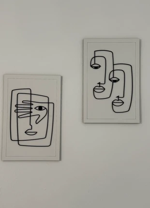 Cuadros caras, marca: Rastro de Madrid, estado: Muy bueno, 12,00 €, 13,30 € Protección al comprador incluida