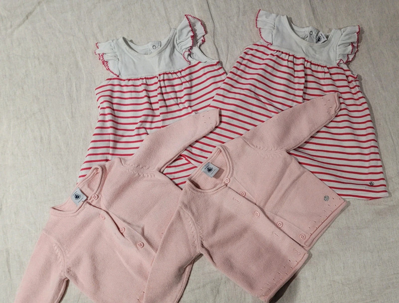 Lot 2 tenues identique Petit Bateau 6 mois 2