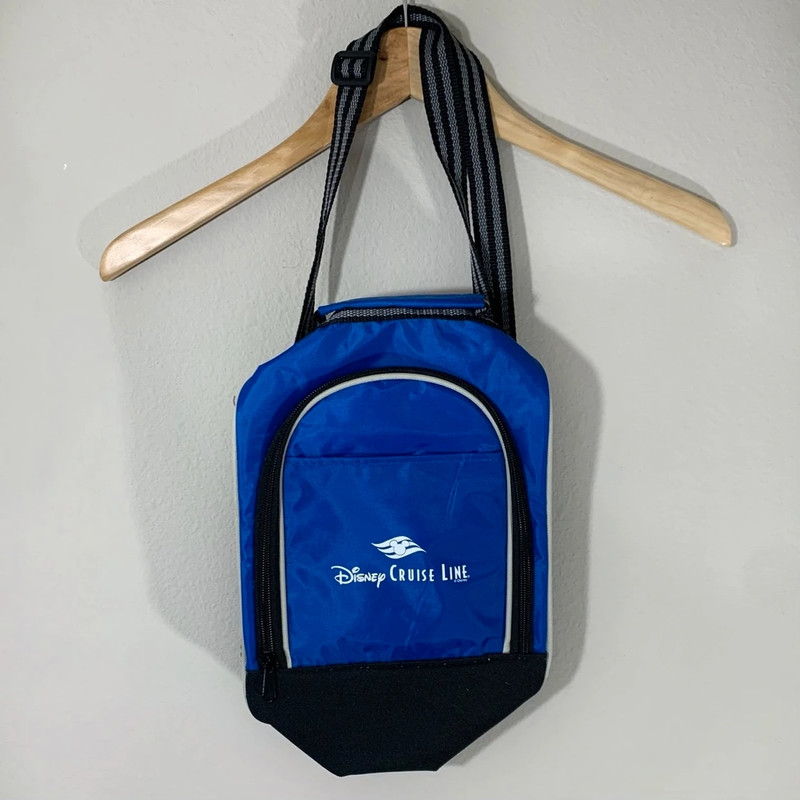 Disney Cruise Line Blue/Black Insulated Lunch Cooler 1