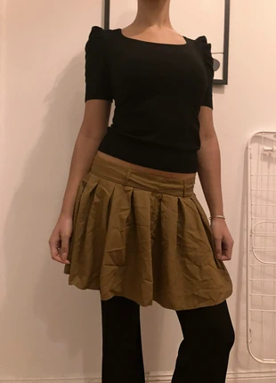 Brauner Minirock, merk: Cider, staat: Heel goed, maat: XL / 42 / 14, € 6,00, € 7,00 inclusief Kopersbescherming