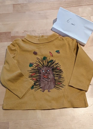 Tee-shirt hérisson dpam 6 mois , marque: Du Pareil au Même, état: Très bon état, taille: 3-6 mois / 62 cm, 2,00 €, 2,80 € Protection acheteurs incluse