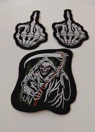 3 patches thermocollant, brand: Skull, condition: New with tags, €8.00, €9.10 includes Buyer Protection