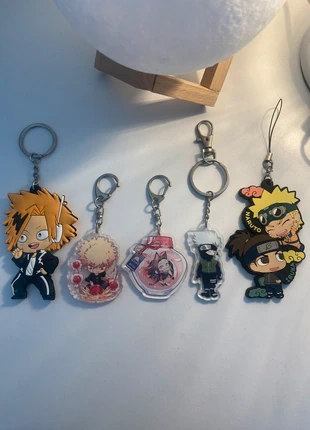 Naruto, My Hero Academia and Demon Slayer Keychains, brand: Naruto, condition: Very good, £4.99, £5.94 includes Buyer Protection
