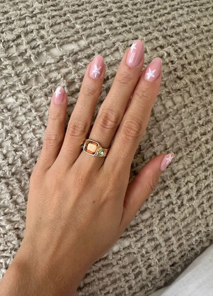 Anillo dorado piedras de colores, marque: Boutique Italiana, état: Neuf sans étiquette, taille: 17,3 mm, 10,00 €, 11,20 € Protection acheteurs incluse