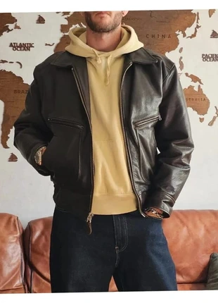 Avirex A-2 Flight Jacket – Cuir Vintage 80s-90s – Rare & Authentique 🇺🇸, marque: Avirex, état: Bon état, taille: L, 309,00 €, 325,15 € Protection acheteurs incluse