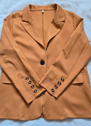 Blazer couleur camel – Taille L, blazer chic ., estado: Novo sem etiquetas, tamanho: L / 40 / 12, €5.00, €5.95 inclui Proteção do Comprador