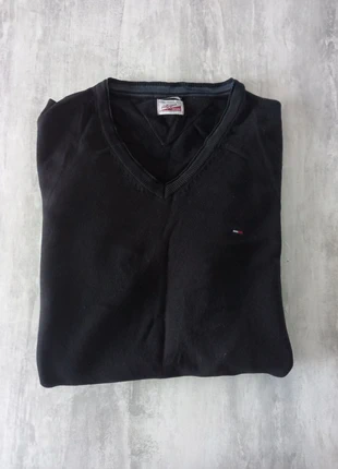 Pull tommy hilfiger Logo Brodé sweater pullover maglione suéter jaqueta chaqueta noir Black v-neck, marque: Tommy Hilfiger, état: Très bon état, taille: XL, 19,99 €, 21,69 € Protection acheteurs incluse