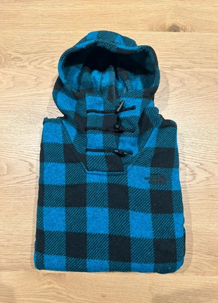 Pull polaire à capuche The North Face carreaux bleus/noirs – Style lumberjack, taille XL, marca: The North Face, estado: Bom, tamanho: XL, €25.00, €26.95 inclui Proteção do Comprador