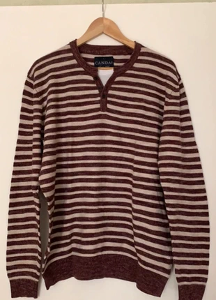 Pull rouge bordeaux & beige, marca: C&A, estado: Muy bueno, tamaño: L, 3,00 €, 3,85 € Protección al comprador incluida
