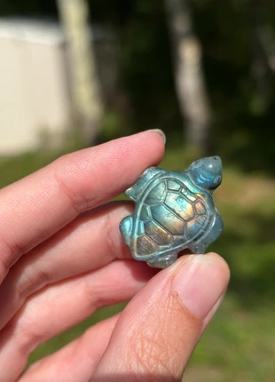 tortue en labradorite, brand: lithotherapie, condizioni: Nuovo senza cartellino, €12.00, €13.30 include la Protezione acquisti Pro