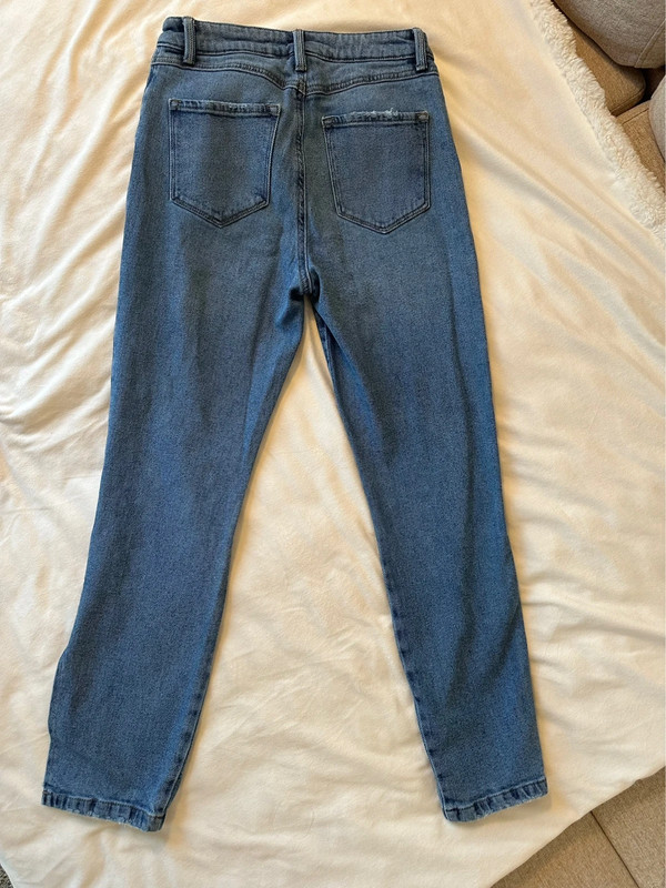 Straight Leg Medium Wash Jean 5