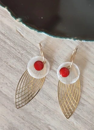 Boucles d'oreilles Tarnja, merk: Fait Main, staat: Nieuw met prijskaartje, € 5,10, € 6,06 inclusief Kopersbescherming Pro