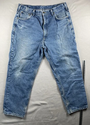 Carhartt Jeans Mens W38 L32 Blue Straight Leg Blanket Lined Workwear Casaul, brand: Carhartt, condition: Good, size: W38, £23.99, £25.89 includes Buyer Protection Pro