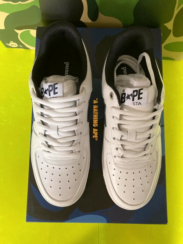 Bape sta x jjjjound white Navy 40 neuve | Vinted