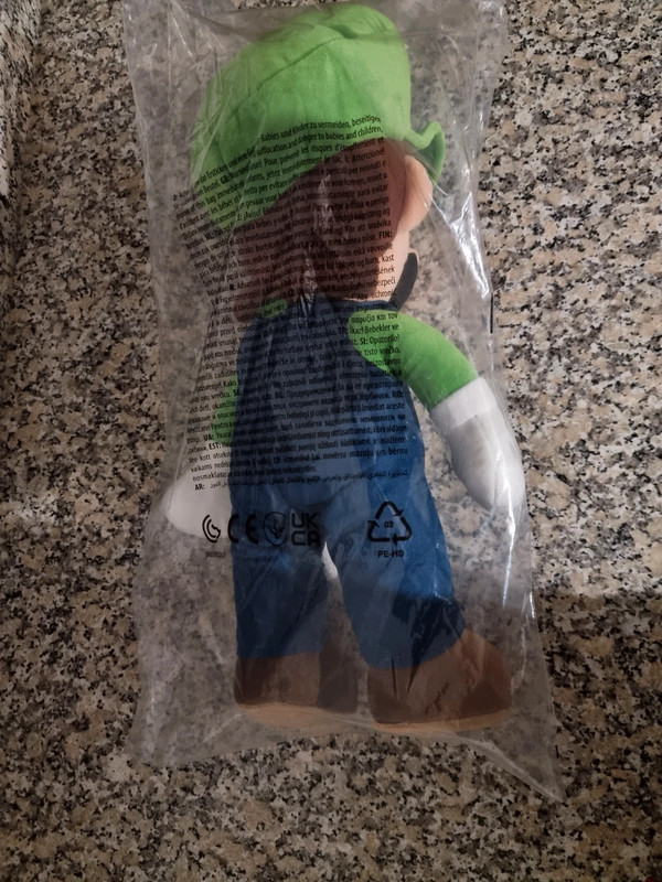 Peluche Super Mario - Luigi (50 cm)