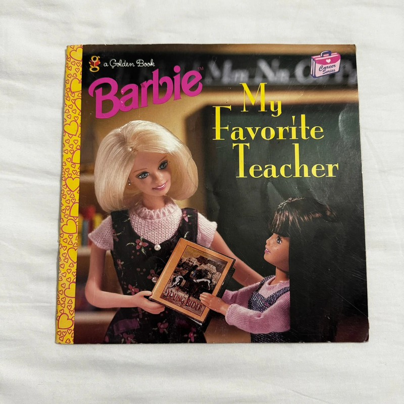 Barbie: My Favorite Teacher Paperback Golden Book