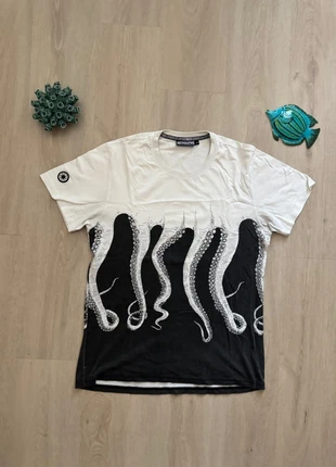 Maglia Octopus Tentacoli – Icona Streetwear Bianco/Nero (S), marque: Octopus, état: Très bon état, taille: S, 8,00 €, 9,10 € Protection acheteurs incluse