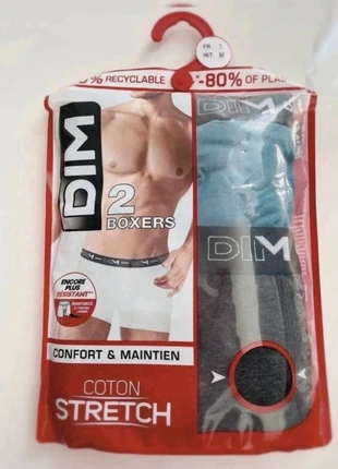 Pack 2 boxer Dim Taille 3 M Neuf Coton stretch., marque: DIM, état: Neuf avec étiquette, taille: M, 14,99 €, 16,44 € Protection acheteurs (Pro) incluse