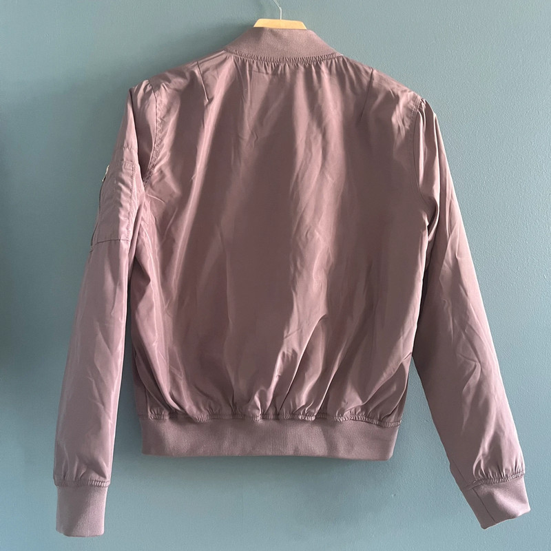 Ci Sono Dusty Lavender Bomber Jacket 5