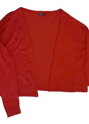 Cardigan corto rosso, brand: Laura Torelli, condizioni: Ottime, taglia: L / IT 44 / EU 40, €3.00, €3.85 include la Protezione acquisti