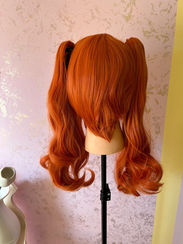 Rika Seto - D4DJ (Twintail Orange) Cosplay Wig 3