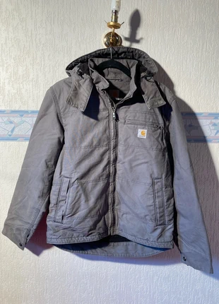Carhartt Quickduck workwear jacket size M grey removable hood, brand: Carhartt, condition: Good, size: M, €85.00, €89.95 includes Buyer Protection