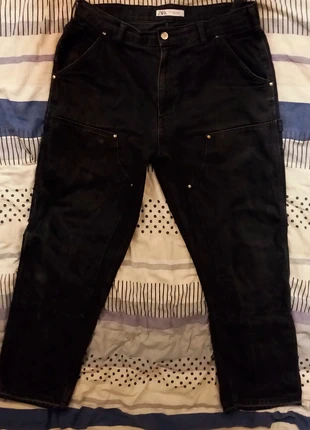 Pantalon large noir zara, marque: Zara, état: Très bon état, taille: W35 | FR 44, 6,00 €, 7,00 € Protection acheteurs incluse