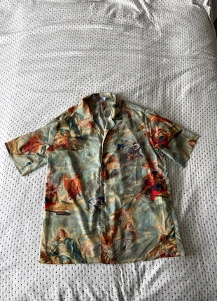 XL Reclaimed Vintage Fine Art Print Shirt, brand: Reclaimed Vintage, condition: Good, size: XL, £5.00, £5.95 includes Buyer Protection