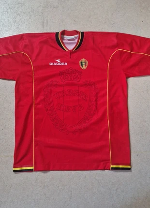 1997-98 Belgium Diadora home shirt football, merk: Diadora, staat: Heel goed, maat: XXL, € 140,00, € 147,70 inclusief Kopersbescherming