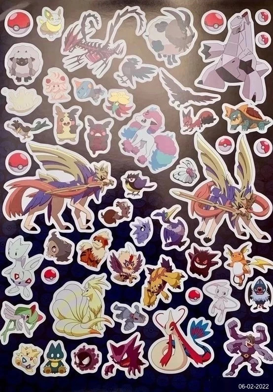 Acheter des stickers Pokémon incroyables sur Pokestickers.com