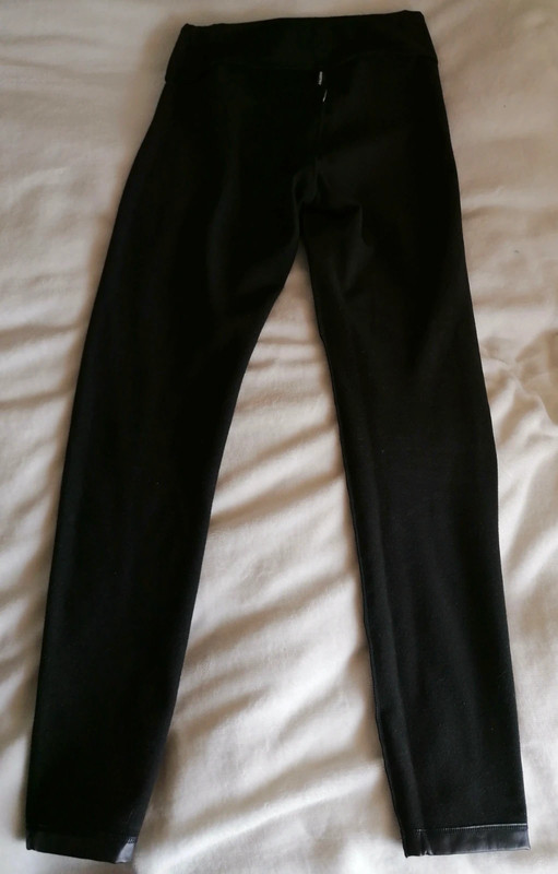 Pantalon legging femme noir en simili cuir Calzedonia