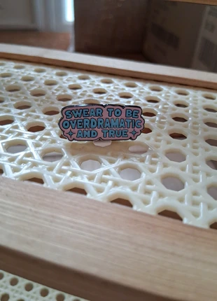 Overdramatic and true taylor swift enamel pin badge, brand: Taylor, condition: New with tags, £3.00, £3.85 includes Buyer Protection Pro