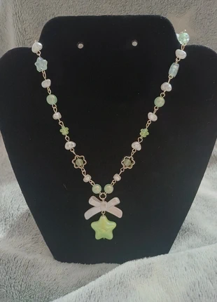 Collier perle, brand: Fait Main, condition: New without tags, €6.50, €7.53 includes Buyer Protection