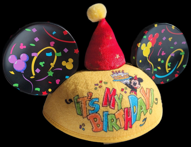 Disney World Mickey Mouse Ears "It's My Birthday" 1