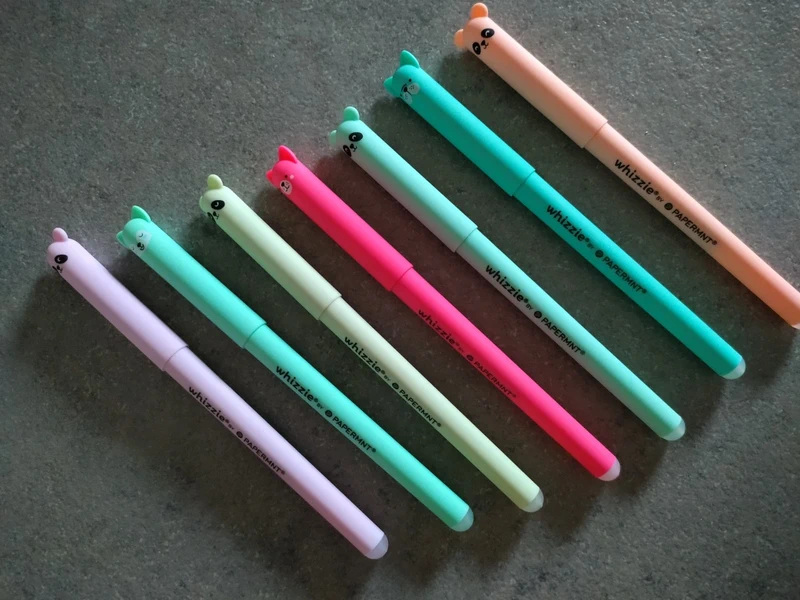 Lot de 7 stylos effaçable animaux 🐼