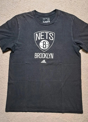 Tshirt Adidas Nets B Brooklyn Noir Retro Vintage Old Money Y2k, marque: adidas, état: Très bon état, taille: M, 15,00 €, 16,45 € Protection acheteurs (Pro) incluse