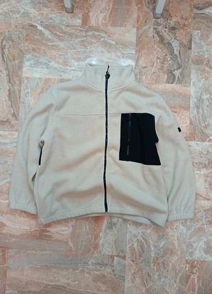 Giacca in Pile Beige Nera XL Prezzo Trattabile, brand: Altavia, condizioni: Ottime, taglia: XL, €19.00, €20.65 include la Protezione acquisti