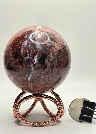 Red Moss Agate Sphere, brand: crystals, condition: Very good, £15.47, £16.94 includes Buyer Protection