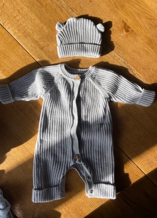 Combinaison avec bonnet verbaudet, brand: Verbaudet, condizioni: Ottime, taglia: 1-3 mesi / 56 cm, €8.00, €9.10 include la Protezione acquisti