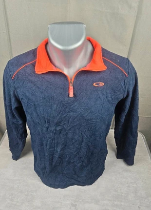 Pull polaire Champion C9 bleu marine col zippé rouge – Taille L (12-14) Chaud & confortable, brand: Champion, condition: Very good, size: L, €2.00, €2.80 includes Buyer Protection