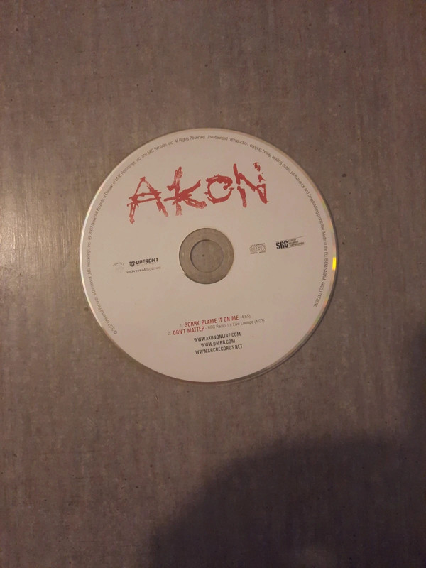 Akon Sorry, Blame It On Me 3