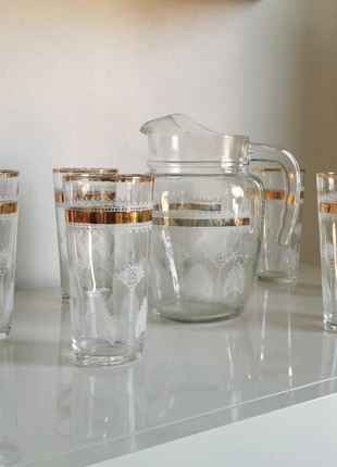 Set de jarra y vasos - Años 50, estado: Muy bueno, 30,00 €, 32,20 € Protección al comprador Pro incluida