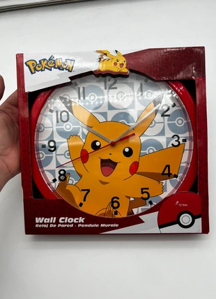 Pokémon Pikachu Wall Clock 🕒 Relógio de Parede Novo 2023 (Oficial Nintendo), marca: Nintendo, estado: Novo com etiquetas, €27.00, €29.05 inclui Proteção do Comprador
