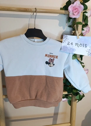 🐭 Sweat Disney Minnie – 24 mois 🐭, brand: Disney, condition: Very good, size: 18-24 months / 86 cm, €3.50, €4.38 includes Buyer Protection