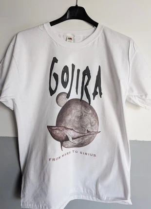 T-shirt bianca | Gojira | From Mars to Sirius, merk: nobrand, staat: Heel goed, maat: L, € 13,00, € 14,35 inclusief Kopersbescherming Pro