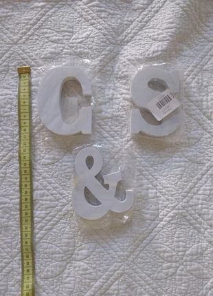 Lettres en bois 10cm C & S, estado: Nuevo con etiquetas, 4,00 €, 4,90 € Protección al comprador incluida