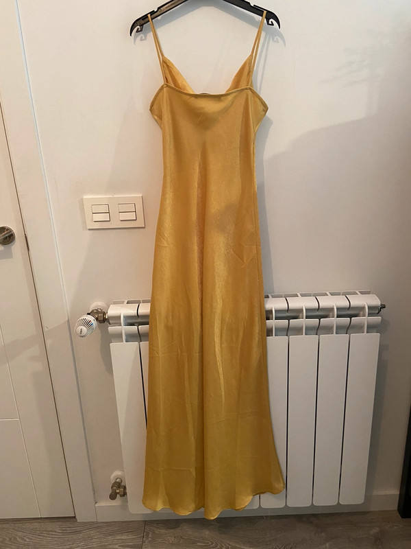 Vestido zara amarillo 4