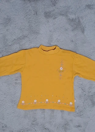 Sweat laranja com flores boradadas, 36meses, marca: Small, estado: Muy bueno, tamaño: 3 años / 98 cm, 1,00 €, 1,75 € Protección al comprador incluida