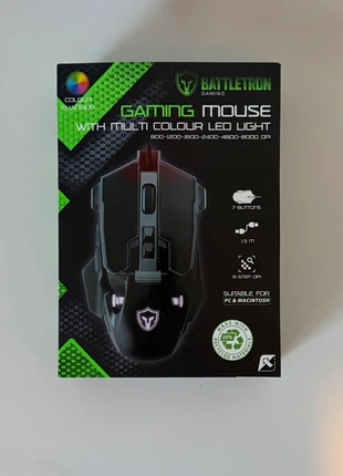 Gaming Mouse With LED Light, marque: Battletron, état: Neuf sans étiquette, 17,00 €, 18,55 € Protection acheteurs incluse