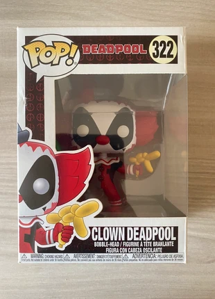 Funko pop Clown Deadpool 322, marca: Funko, estado: Bueno, tamaño: Talla única, 12,00 €, 13,30 € Protección al comprador incluida